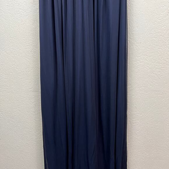 Birdy Grey Halter Top Dress Prom Bridesmaid Navy - L - Picture 4 of 7